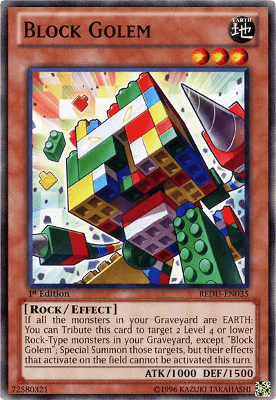 Block Golem [REDU-EN035] Common (ONLINE ORDER ONLY)