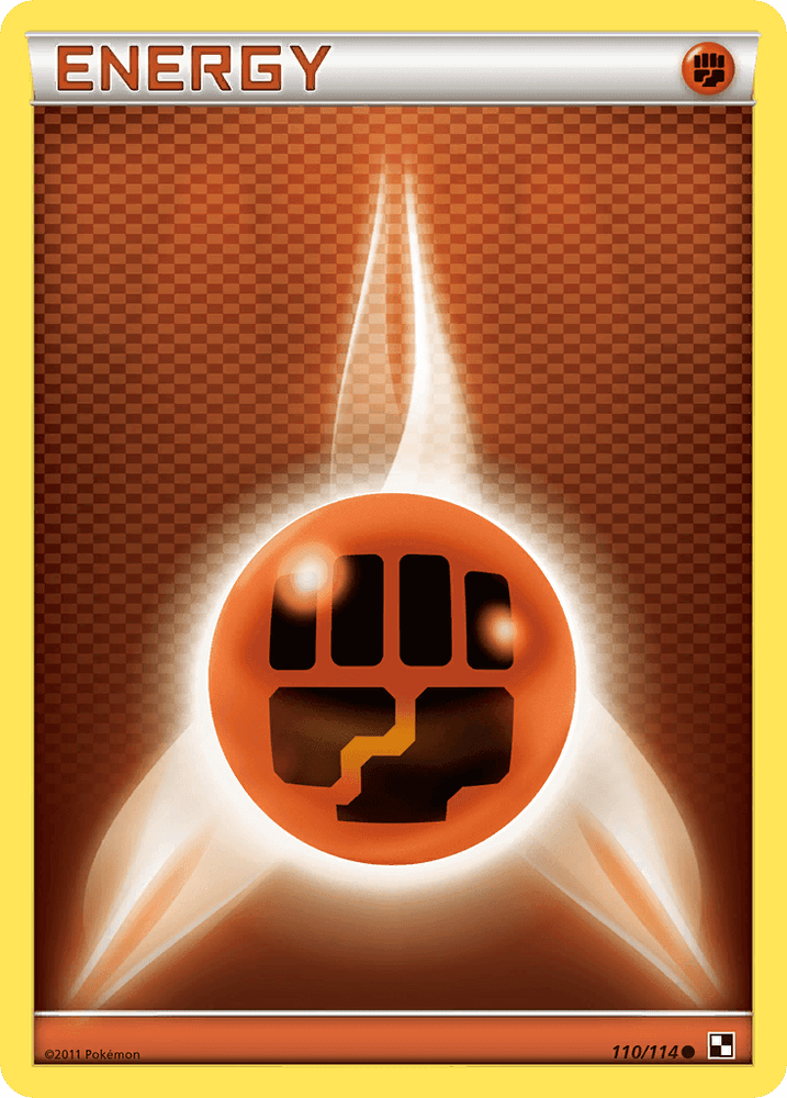 Fighting Energy (110/114) [Black & White: Base Set] (Online Only)