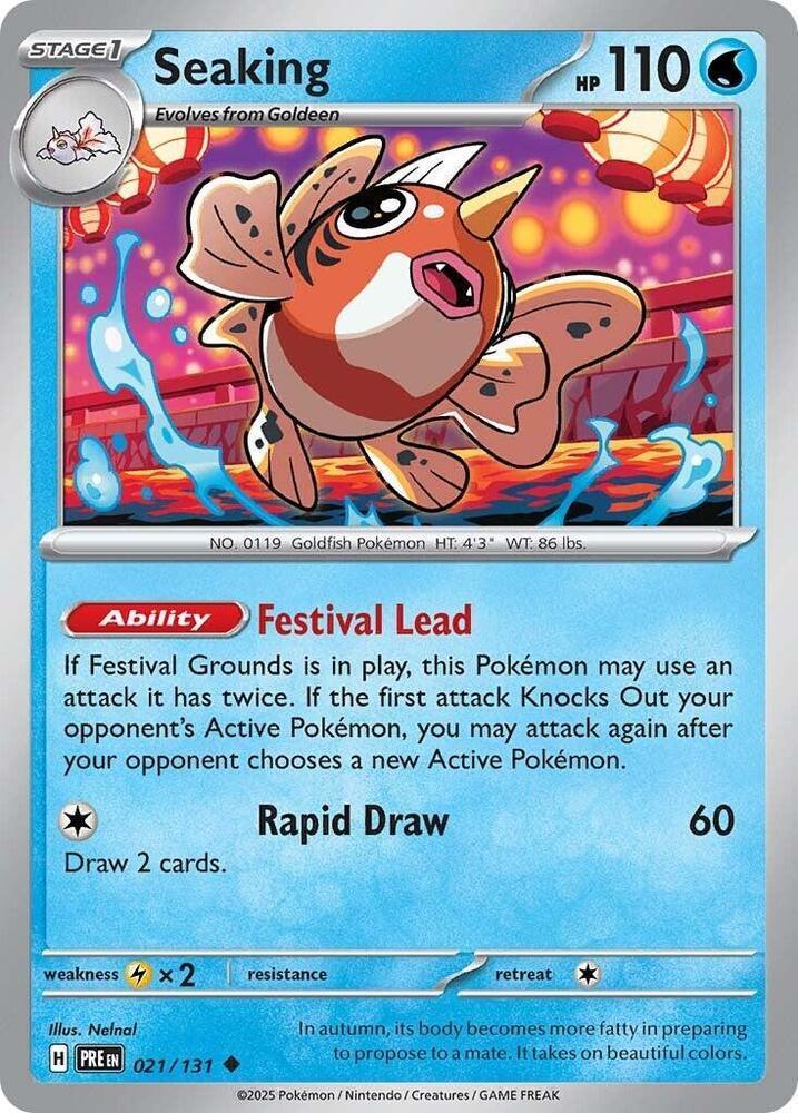 Seaking (021/131) [Scarlet & Violet: Prismatic Evolutions] (Online Only)