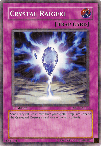 Crystal Raigeki [DP07-EN023] Common (ONLINE ORDER ONLY)