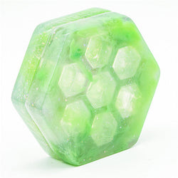Resin Hexagon Box for Dnd Dice Case (Glitter Green） (Online Only)