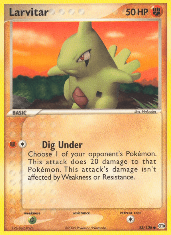 Larvitar (52/106) [EX: Emerald] (Online Only)