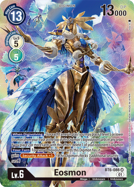 Eosmon [BT6-086] (Alternate Art) [Double Diamond] (ONLINE ORDER ONLY)