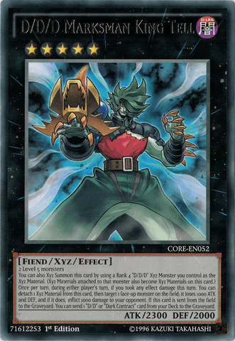 D/D/D Marksman King Tell [CORE-EN052] Rare (ONLINE ORDER ONLY)