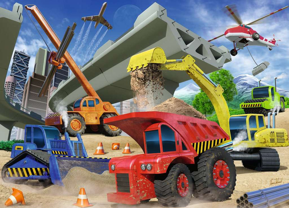Puzzle: Construction Trucks (ONLINE ORDER ONLY)