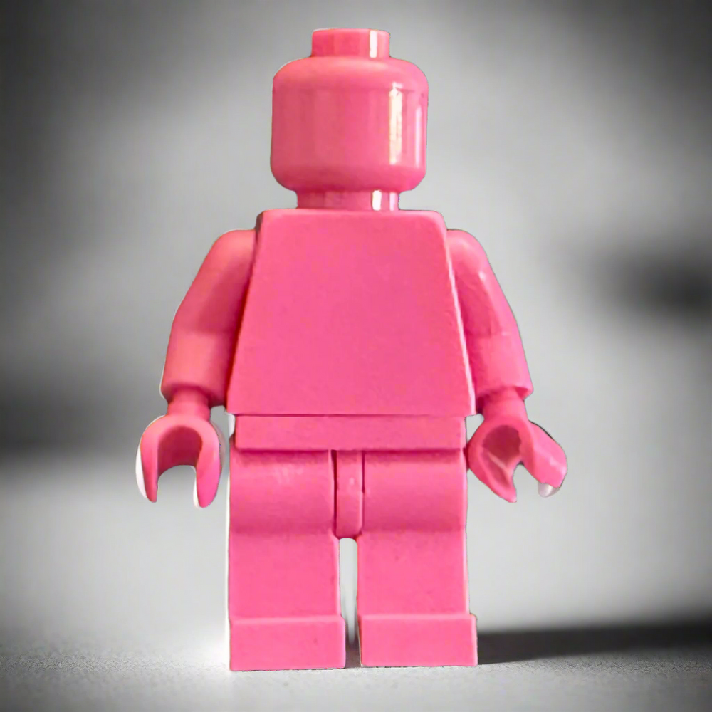 Monochrome Custom Minifigures – 40+ Vibrant Colors! (ONLINE ORDER ONLY)
