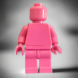 Monochrome Custom Minifigures – 40+ Vibrant Colors! (ONLINE ORDER ONLY)