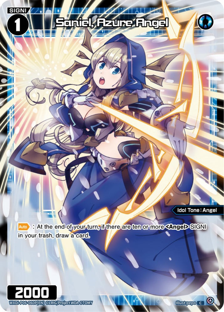 Saniel, Azure Angel (Parallel Foil) (WXDi-P06-060P[EN]) [Welcome Back Diva: selector]