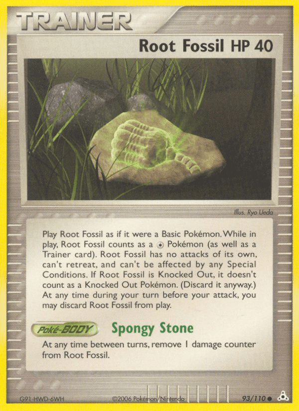 Root Fossil (93/110) [EX: Holon Phantoms] (Online Only)