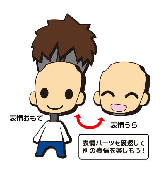 Attack on Titan - Bertolt Hoover - Picktam! Face-Swapping Rubber Phonestrap Part 2