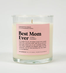 Best Mom Ever Glass Candle (ONLINE ORDER ONLY)