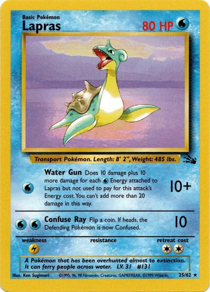 Lapras (25/62) [Fossil Unlimited] (Online Only)