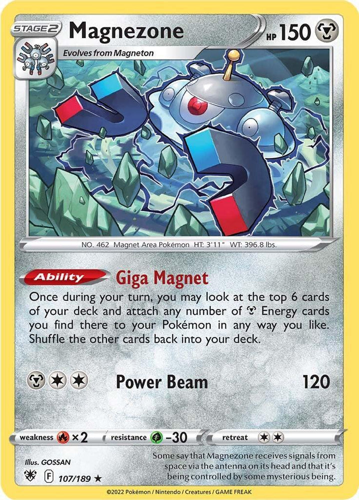 Magnezone (107/189) (Theme Deck Exclusive) [Sword & Shield: Astral Radiance] (Online Only)