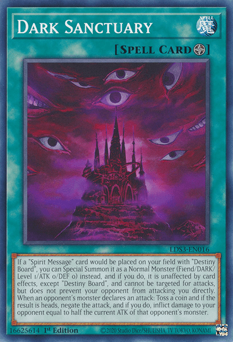Dark Sanctuary [LDS3-EN016] Common (ONLINE ORDER ONLY)