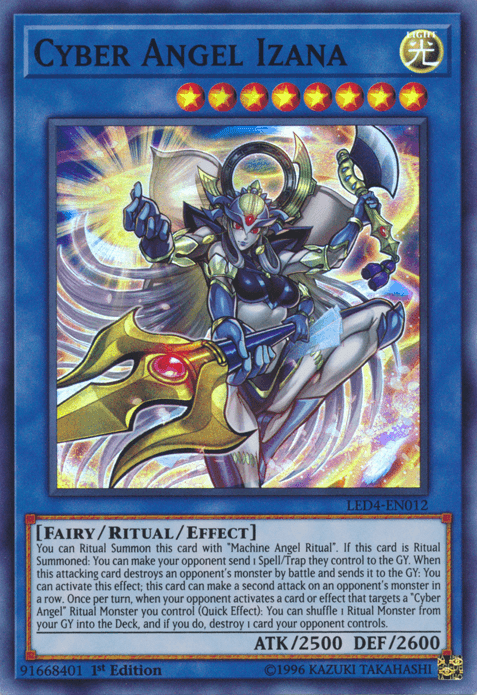 Cyber Angel Izana [LED4-EN012] Super Rare (ONLINE ORDER ONLY)