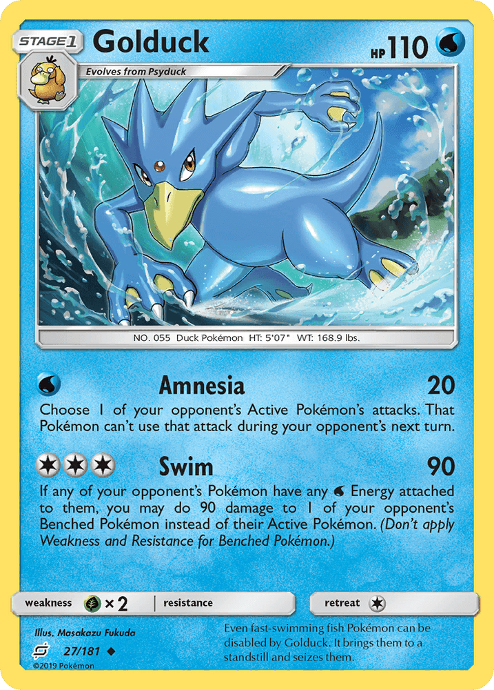 Golduck (27/181) [Sun & Moon: Team Up] (Online Only)