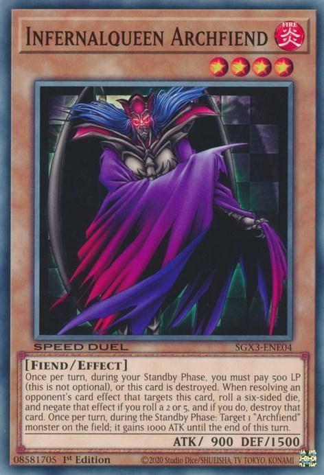 Infernalqueen Archfiend [SGX3-ENE04] Common (ONLINE ORDER ONLY)