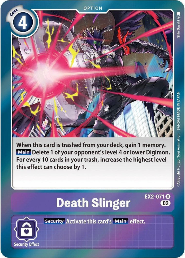 Death Slinger [EX2-071] (Alternate Art) [Starter Deck: Beelzemon Advanced Deck Set] (ONLINE ORDER ONLY)