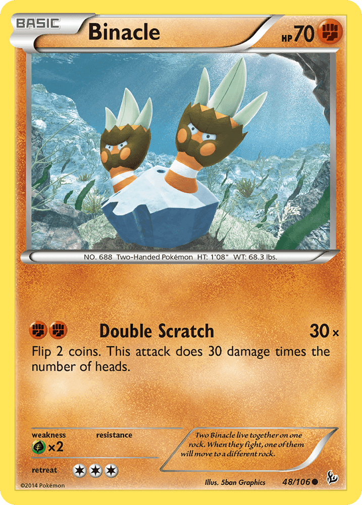 Binacle (48/106) [XY: Flashfire] (Online Only)
