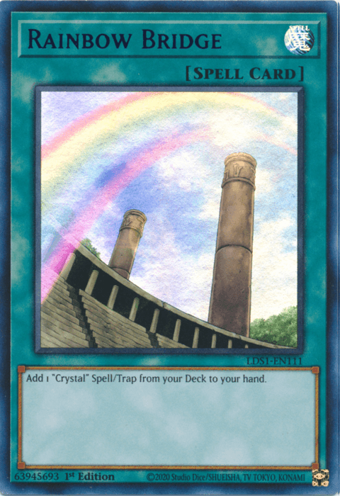 Rainbow Bridge (Blue) [LDS1-EN111] Ultra Rare (ONLINE ORDER ONLY)