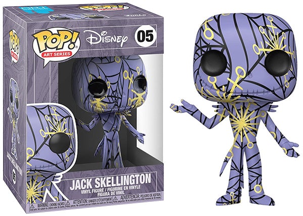 Jack Skellington (Purple, Art Series, Nightmare Before Christmas, Unsealed Stack) 05 (Online Order Only)