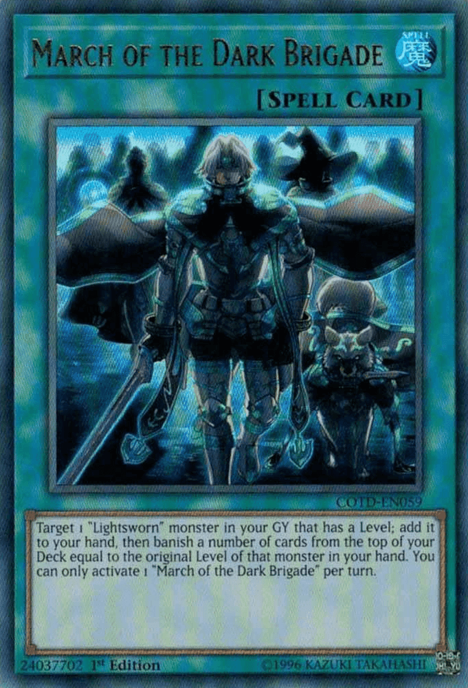 March of the Dark Brigade [COTD-EN059] Ultra Rare (ONLINE ORDER ONLY)