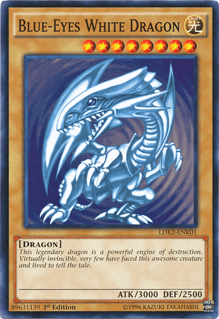 Blue-Eyes White Dragon (Version 2) [LDK2-ENK01] Common (ONLINE ORDER ONLY)
