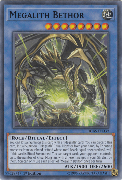 Megalith Bethor [IGAS-EN039] Common (ONLINE ORDER ONLY)