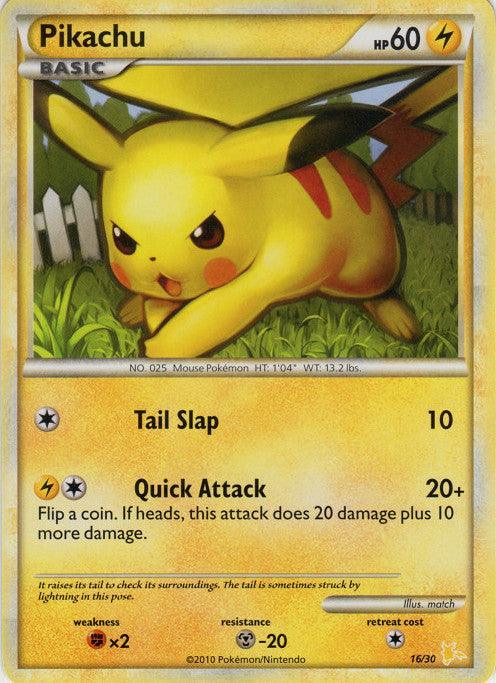 Pikachu (16/30) [HeartGold & SoulSilver: Trainer Kit - Raichu] (Online Only)