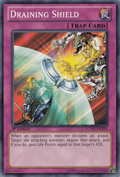 Draining Shield [LCYW-EN294] Common (ONLINE ORDER ONLY)