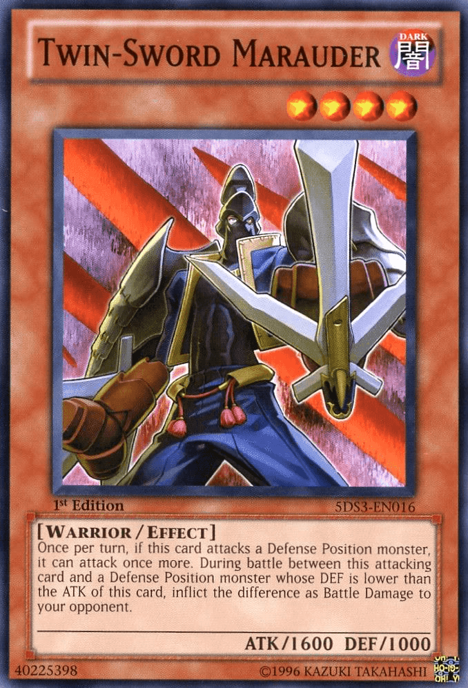 Twin-Sword Marauder [5DS3-EN016] Common (ONLINE ORDER ONLY)