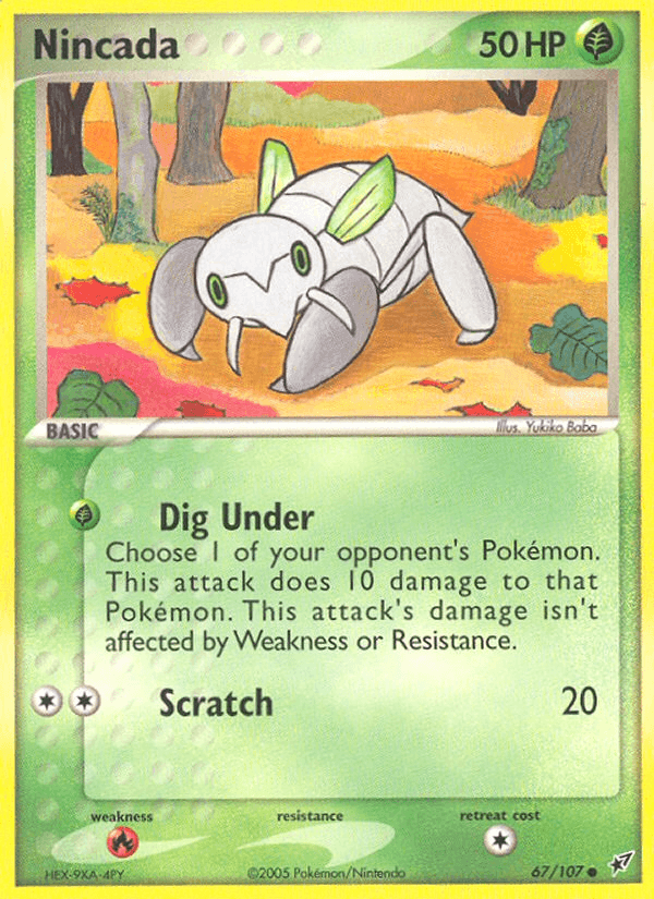 Nincada (67/107) [EX: Deoxys] (Online Only)