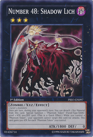 Number 48: Shadow Lich [PRIO-EN097] Common (ONLINE ORDER ONLY)