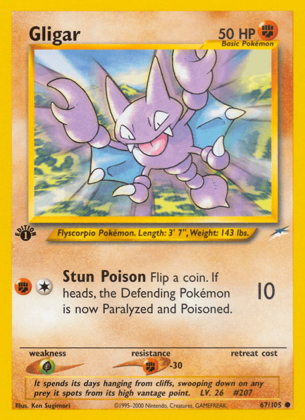 Gligar (67/105) [Neo Destiny 1st Edition] (Online Only)