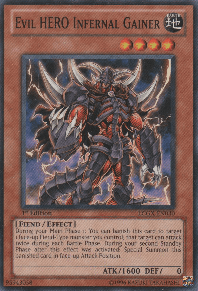 Evil HERO Infernal Gainer [LCGX-EN030] Common (ONLINE ORDER ONLY)