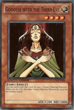 Goddess with the Third Eye [GLD4-EN004] Common (ONLINE ORDER ONLY)