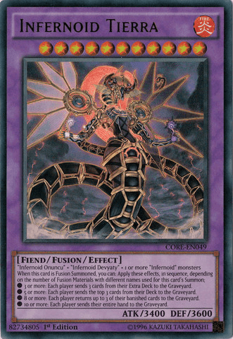 Infernoid Tierra [CORE-EN049] Ultra Rare (ONLINE ORDER ONLY)