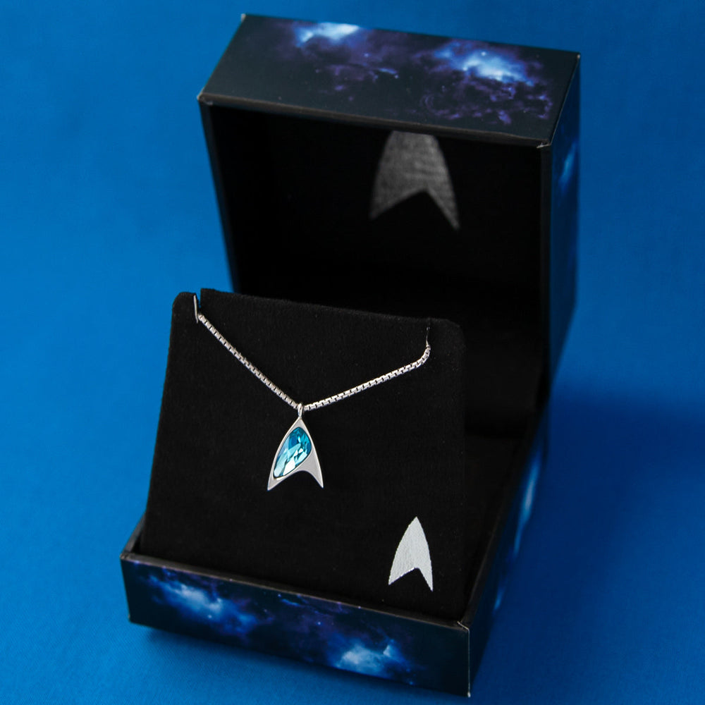 Star Trek X RockLove Blue Crystal Delta Pendant (ONLINE ORDER ONLY)