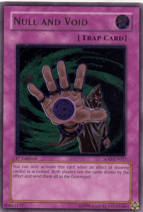 Null and Void [SOD-EN057] Ultimate Rare (ONLINE ORDER ONLY)