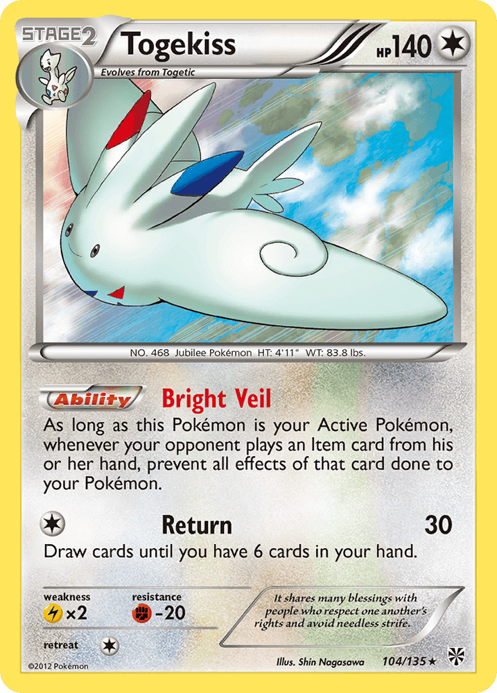Togekiss (104/135) [Black & White: Plasma Storm] (Online Only)