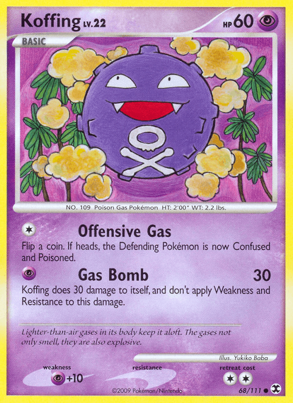 Koffing (68/111) [Platinum: Rising Rivals] (Online Only)