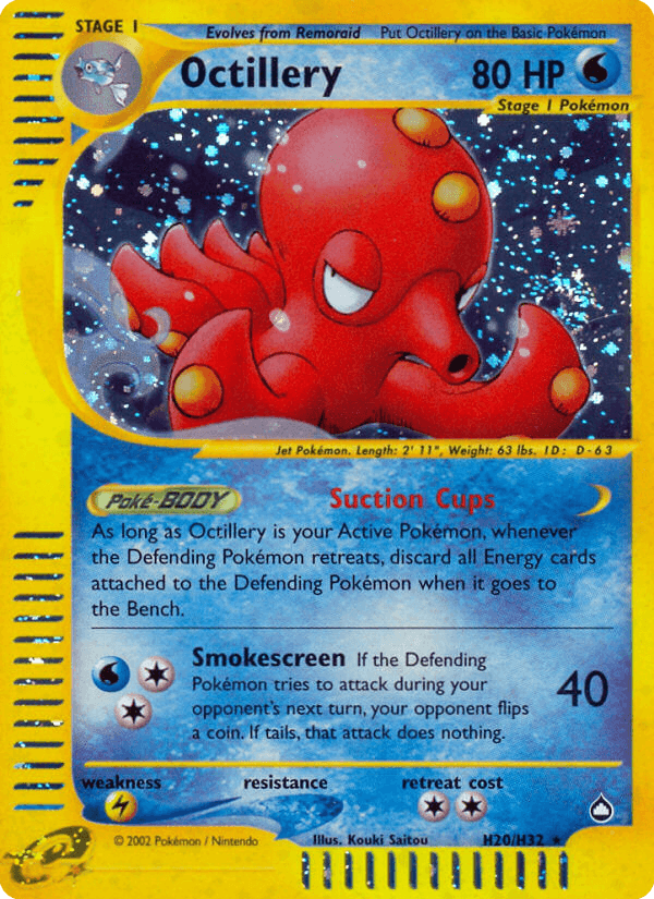 Octillery (H20/H32) [Aquapolis] (Online Only)