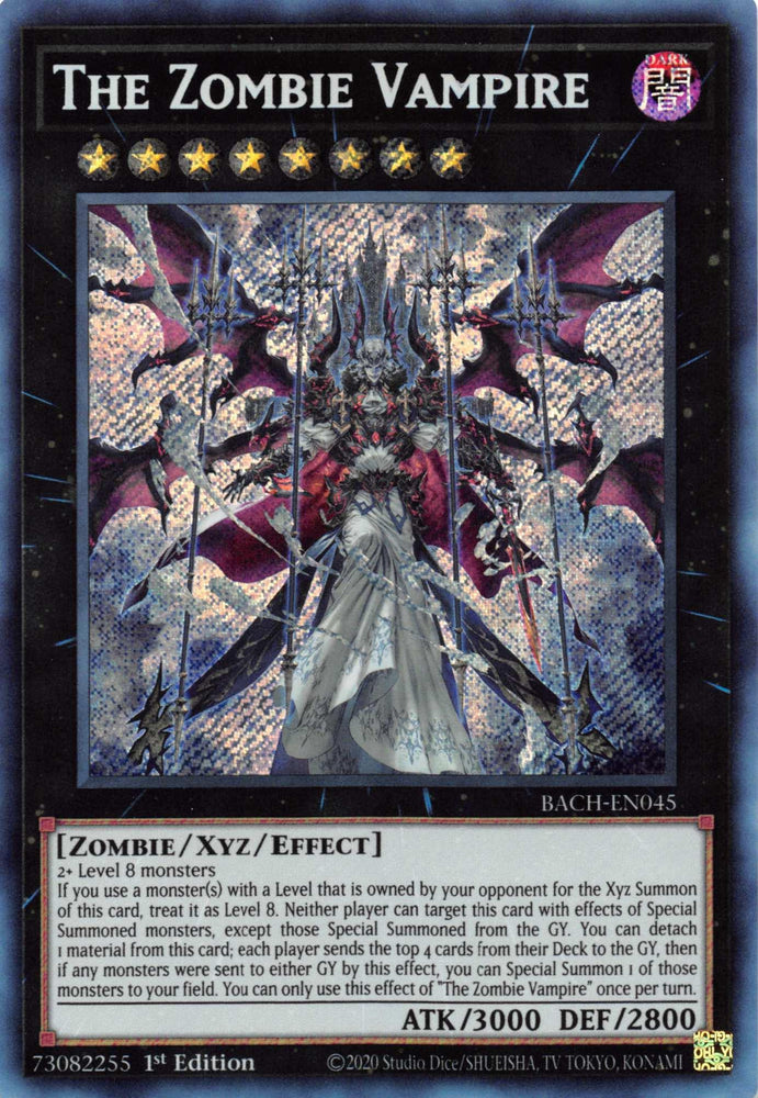 The Zombie Vampire [BACH-EN045] Secret Rare (ONLINE ORDER ONLY)