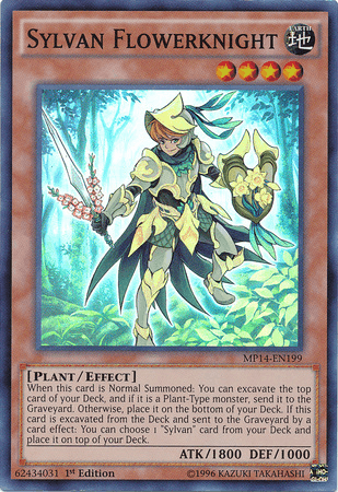 Sylvan Flowerknight [MP14-EN199] Super Rare (ONLINE ORDER ONLY)