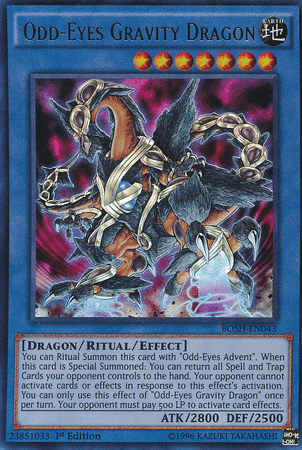 Odd-Eyes Gravity Dragon [BOSH-EN043] Ultra Rare (ONLINE ORDER ONLY)
