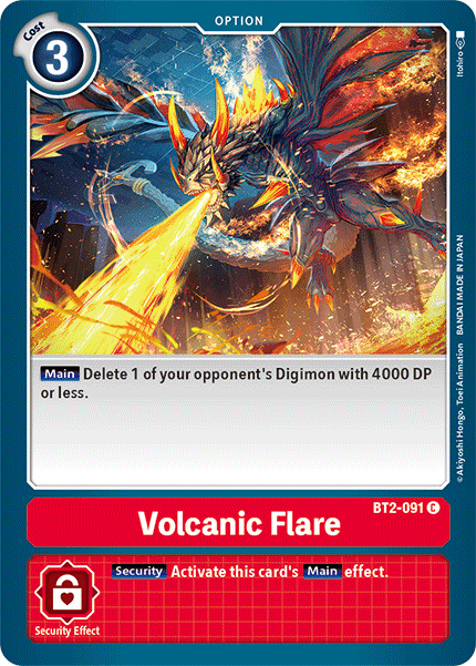 Volcanic Flare [BT2-091] [Release Special Booster Ver.1.5] (ONLINE ORDER ONLY)