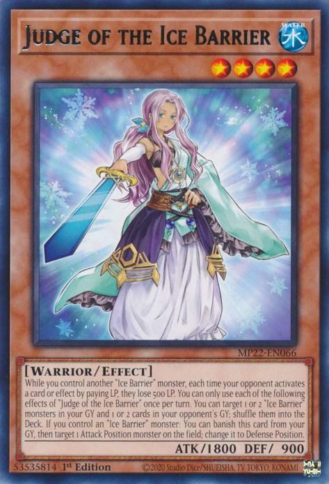 Judge of the Ice Barrier [MP22-EN066] Rare (ONLINE ORDER ONLY)