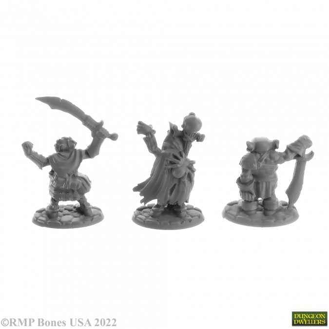Bones Dungeon Dwellers: Goblin Elites (3) (ONLINE ORDER ONLY)