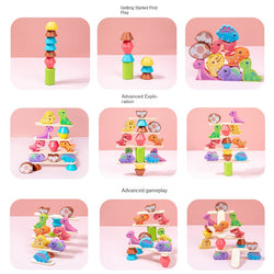 Wooden Stacking Balance Building Blocks (ONLINE ORDER ONLY)
