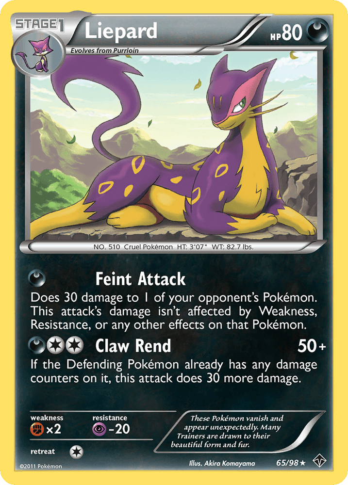 Liepard (65/98) [Black & White: Emerging Powers] (Online Only)